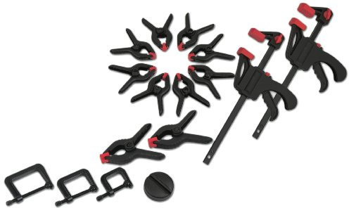 Brüder Mannesmann Schnellspannzwingensatz, 16-teilig | M90317