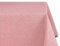 BEAUTEX fleckenabweisende und bügelfreie Tischdecke - Tischtuch mit Lotuseffekt - Tischwäsche in Leinenoptik, Rund 160 cm, Rose