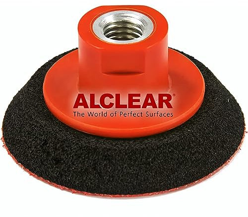 ALCLEAR 6075F Profi-Stützteller Fest, Durchmesser: 75 mm für Autopflege und Autopolitur mit Poliermaschine und Polierschwamm
