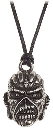 Alchemy Rocks Iron Maiden Book of Souls Pendant Necklace (Black/Silver)