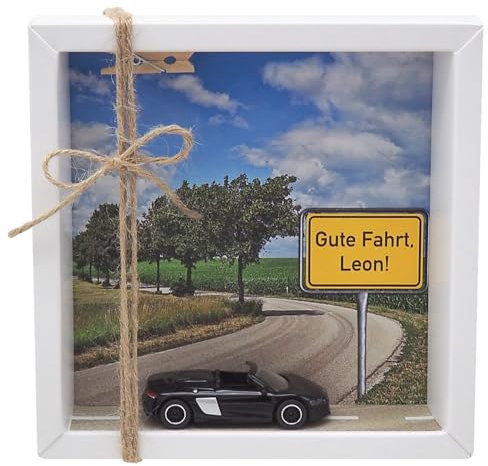Geldgeschenk Verpackung Geldverpackung Führerschein MIT Namen Auto Fahrschule Weihnachten