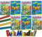 Lutz Mauder / Carpeta 8 x Zauberblock * MEERJUNGFRAU * in DIN A8 | Buntstifte Mitgebsel Feier malen Malbuch Kinder Mädchen Nixe Märchen Fee zeichnen Buch Motto Mottoparty