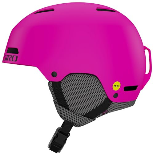 Giro Crue MIPS Youth Snow Helmet - Matte Bright Pink, XS 48.5-52cm
