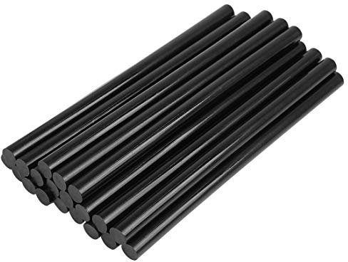 X AUTOHAUX 20 Pcs 11X200mm Hot Glue Sticks Paintless Dent Repair Black for Car
