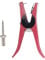 Fippy Pinze per Etichette per Animali Bestiame Animale Marchio Auricolare Pinza Applicatore per l'Installazione di Suini Bovini Pecore Orecchio Marchio Auricolare (Rosso)