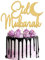 Eid Mubarak Cake Topper | Ramadan Muslim Hajj Mubarak Cake Decoration | Multicolour Glitter Muslim Islam Ramadan Kareem Party Decoration(Gold)