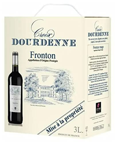 Cubi 3 Litres Vin Rouge Croix Dourdenne - AOP Fronton Rouge