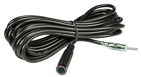 tomzz Audio 1600-024 KFZ Antennen Verlängerung Kabel 5m DIN Stecker auf DIN Buchse Kupplung Antennenkabel
