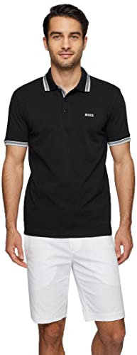 BOSS Herren Polohemd, New - Schwarz001, S