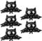 Halloween Deko Ballons Fledermaus Luftballons, 5 Stück Halloween Fledermaus Folienballon, Halloween Dekoration für Kinderpartys Geburtstag, und Tierliebhaber