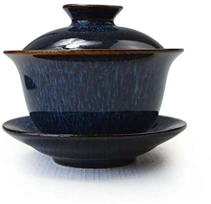 Liang baobao Chine Gaiwan 6oz tasse à thé couleur émail tasses Tureen chinois Sancai Cover Bowl Lip Saucer Set