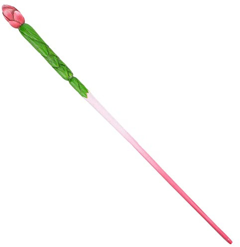 Cottage Garden Hope Fleur Bourgeon 35 cm Résine Collectible Sorcière Magicien Cosplay Baguette magique