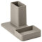 Zone Denmark, Stiftehalter Schreibtisch, Stiftebecher, Schreibtischorganizer, 20 x 10 x 10,5 cm, Pebble Grey (Grau)