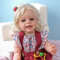 Zero pam Reborn Puppe vollsilikon 22 Zoll waschbar Silikon Baby Mädchen Babypuppe Wie Echtes Baby Mit Blonden Haaren