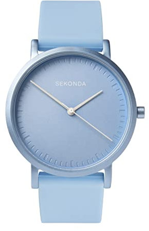 Sekonda Damen analog Japanisch Quarz Uhr mit Silikon Armband 40393