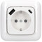 Busch-Jaeger 1x USB-Set alpinweiß: 1x 20 EUCBUSB-214 1x USB-Steckdose + 1x 2511-214 1-fach Rahmen