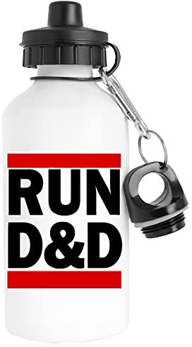 Luxogo Run D&D Bouteille d'eau Acier Inoxydable Voyageur Blanc Water Bottle Stainless Steel Traveller White