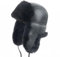Zessano Leder Flieger Russische Ushanka Trapper Winter Pelz Hut - Unisex Shearling 100% Leder Schaffell Hüte für Männer Frauen