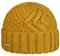 Seeberger Salvirola Umschlagmütze Strickmütze Beanie Damenmütze Wintermütze (One Size - senf)