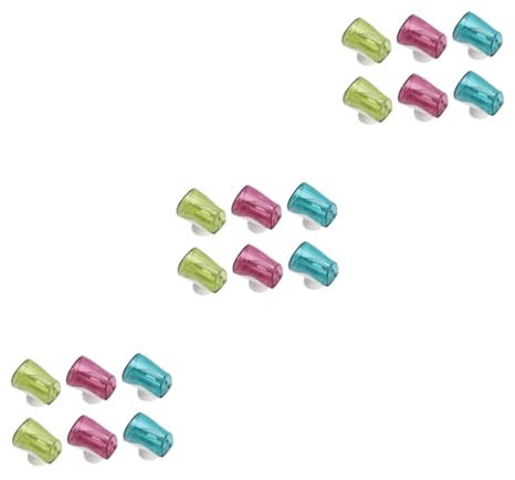 Garneck 18 STK Zahnbürstenhalter Zahnbürsten-Halter Zahnbürstenhülle Zahnbürstenständer Zahnbürstenabdeckung Saugen Pack