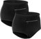 LUEXBOX Pocket Pantie für Damen, Reiseunterwäsche mit Geheimtasche Panties Damen, 2 Packungen (Schwarz), Schwarzer Slip, S