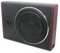 Queeucaer Subwoofer Flach Car Aktiv Bass Lautsprecher, Auto Ultra-Kompaktes aktives Set Unter Sitz Aktiv, mit PU-Leder ummantelte