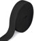 10 Meter Gummiband Schwarz 25 mm Breit Gummibänder Nähen dick Hosengummi Elastische Band gummizug Gummilitze stoffband zum Nähen sewing elastic band für DIY Handwerk, Kleidung (10 M-2.5 cm Schwarzer)