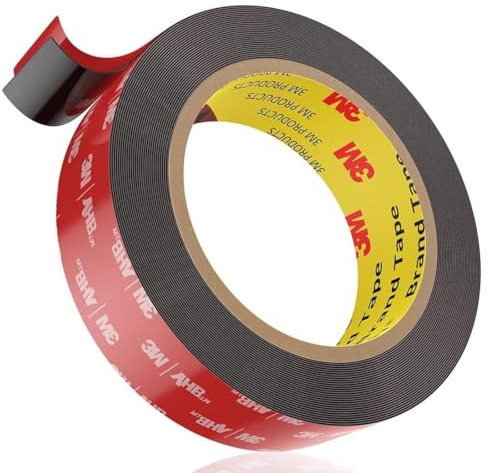 Ruban adhésif double face, 10 mm x 3 m, ruban étanche robuste, ruban de montage étanche, ruban robuste pour décoration de voiture, de maison, de bureau