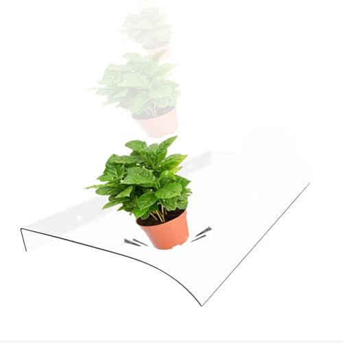 Außenmarkise, Haustürvordach, wasserdichte Verandamarkise, robuste transparente Polycarbonatabdeckung, 3,5 mm dick, für Fenster, Verandabeschattung, Terrasse, Dach (40 x 70 cm)