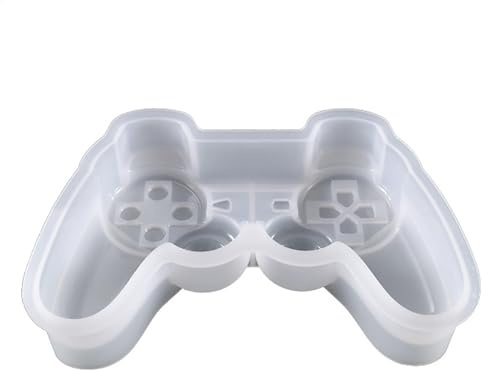 7.5Inch Game Controller Silicone Molds Game Controller Fondant Mould Game Controller Cake Mould Non-Stick Food Grade Baking Pan Candy Chocolate Cake Molds for Game Themed Pies Decor