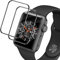 Carantee Schutzfolie für Panzerglas für Apple Watch Series 4/5/6/SE (44mm) Schutzglas, Kratzfest Displayfolie, 3D Full Cover Ultradünn, Blasenfreie, 2 Stück Ultra-klar iWatch 44mm Displayschutzfolie