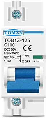 Interruttore Magnetotermico Differenziale 1P 125A DC MCB 250V Interruttore for PV. Interruttore principale della batteria della curva del sistema C(80A)