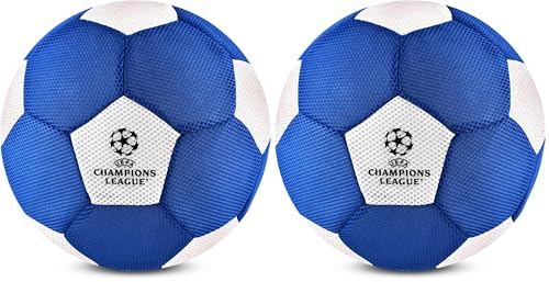Hy-Pro Offiziell lizenzierter Fußball – Riesen 14 Zoll Mesh-Ball für Fußball & Multisport-Spiele drinnen und draußen – Weicher & Sprungfreudiger Ball mit Logo und Vereinsfarben