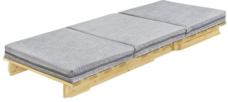 Erst-Holz®Funktionsbett Klappbett Sofabett 80 x 200 cm Kiefer Massivohne Zubehör