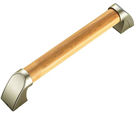 Barre d'appui de douche Main courante de sécurité en bois Poignée maintien antidérapante pour salle bain Barre douche 13 4 pouces poignée sécurité en bois toilettes main courante a