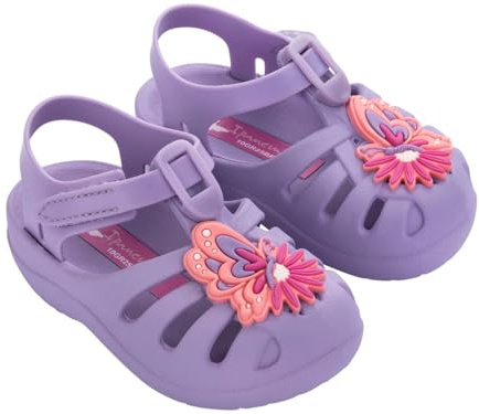 Ipanema Summer XVII Baby, geschlossene Gummi-Sandalen mit Zehenkappe für Kinder, Lilac, 19/20 EU