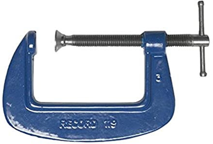 Irwin Record T1194 119 Forged G Clamp 4in, Blue