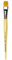 daVinci GH30424 Junior Synthetics Malerpinsel, flach Serie 304, Größe 24