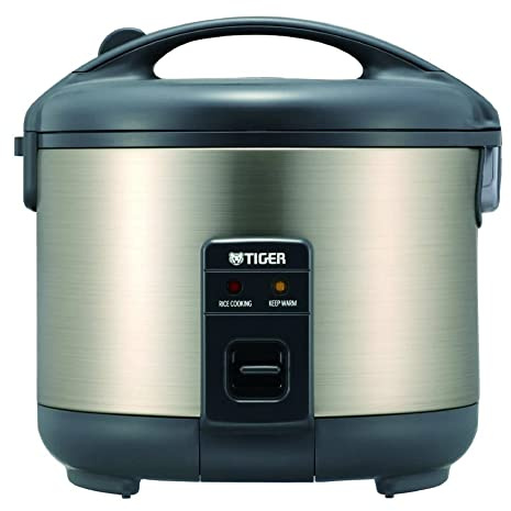 Tiger Jnp S10u 5.5 Cup Rice Cooker, Nonstick Inner Pot (Stainless Steel)