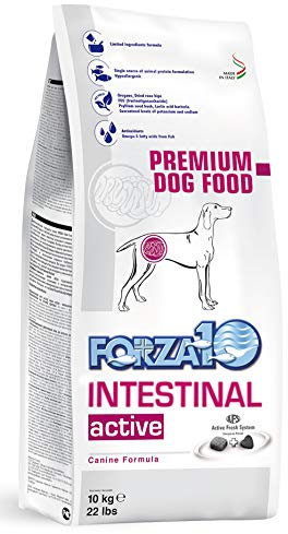 Forza10 Intestinal Active Trockenfutter für Hunden mit Magenschleimhautentzündung, 1er Pack (1 x 10 kg)