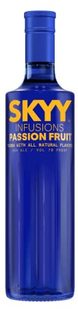 SKYY Infusions Passionfruit Vodka 70 cl, 37.5% ABV - Premium Passionfruit Infused Vodka