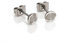 Boccia Ohrstecker Titan gebürstet & poliert 0541-01, silber, Ohrstecker