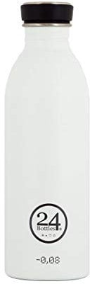 24BOTTLES Urban 1L Ice, Botella Adultos Unisex, White (blanco), 1000 Ml