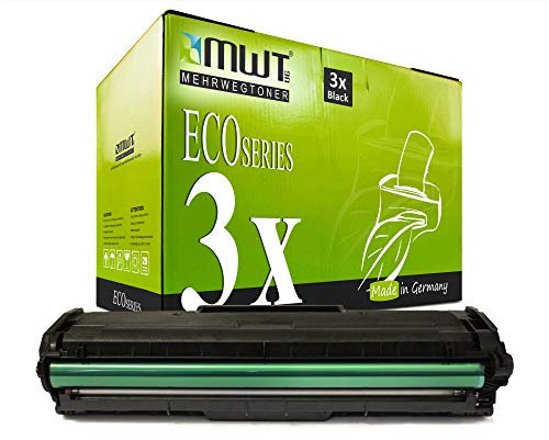 3X MWT Toner für Samsung SCX 3400 3401 3405 FW F W ersetzt MLT-D101S Schwarz Black
