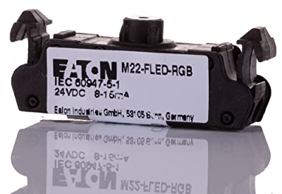 Eaton 180800 LED Front Fixing Element Flat Front/Red/Green/Blue