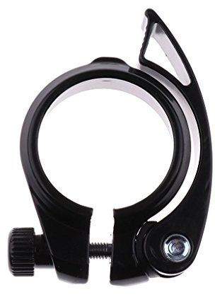 SGerste 40mm Aluminum Road Mountain Bike Seat Post Clamp Quick Release Lock Collar