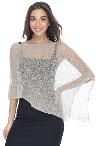Back From Bali Women's Pullover Pullover (pack of 1) | Breathable and lightweight knitted sweater. Wear it over tops, evening dresses or swimsuits. Ideal for