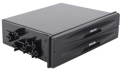 Car Auto Single Din Radio Pocket, Universal Cd Radio Pocket Drink Cup Holder Storage Box, Black