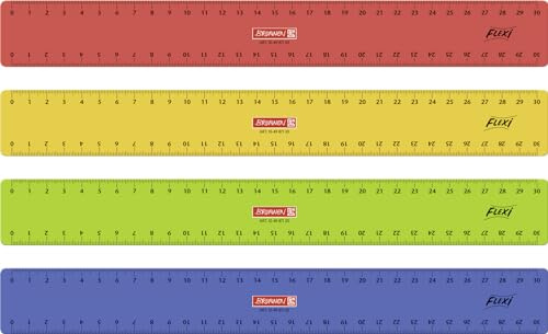 10X BRUNNEN Lineal 30cm Flexi sort