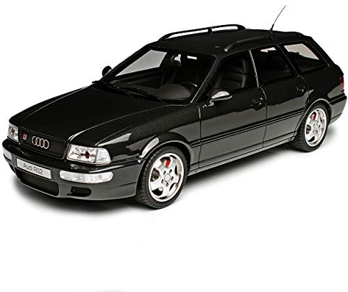 Otto Mobile A-U-D-I 80 RS2 Avant Kombi Schwarz 1991-1995 Nr 831B 1/18 Modell Auto mit individiuellem Wunschkennzeichen